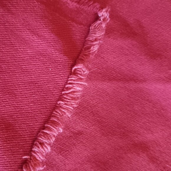 African Red and Black Handpainted Tablecloth Wall Hanging Bedspread - Picture 9 of 14